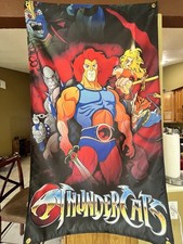 Thundercats 5ft Flag Lion-O Cheetara Poster Banner 1985 Eye of Thundera LJN picture