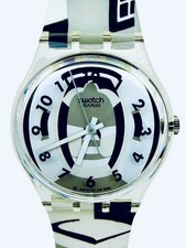 Vintage Swatch Watch Perspective GK169 Standards Gents 1993 34mm Swiss Made NOS picture