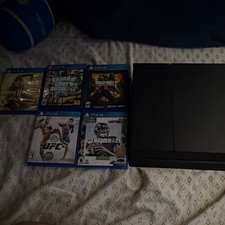 Sony PlayStation 4 Console HDMI w/ Games: GTA V, COD WWII, UFC 3, Madden 21 picture