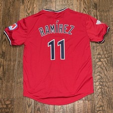 Cleveland Guardians Mens Jose Ramirez SGA MLB Baseball Jersey Size. XL picture