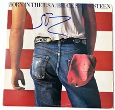 LITTLE STEVEN VAN ZANDT SIGNED BORN IN THE USA ALBUM BRUCE SPRINGSTEEN BAS COA picture