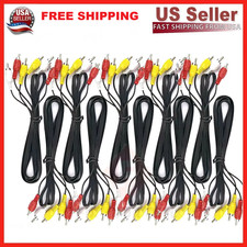 Lot of 10 NEW 3 Ft RCA A/V COMPOSITE Cable DVD/VCR/SAT/HDTV Yellow Red White picture