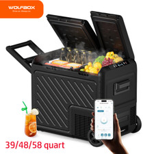 WOLFBOX 39/48/58qt Portable Freezer Fridge Cooler Car Camping Truck Refrigerator picture