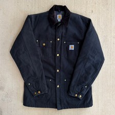 Carhartt C001 black chore work wear jacket Medium picture