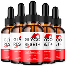 (5 Pack) Glyco Reset Drop Advanced Blood Support Supplement GlycoReset 150 Servs picture