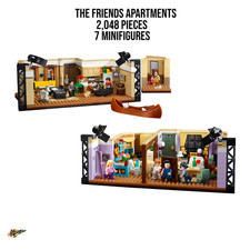 NEW The Friends Apartments (+2,048​ Pieces) Creator Expert Building Set picture