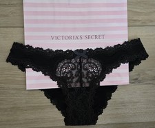 NWT Vintage Victoria's Secret Dream Angels Silky Smooth Lace Cheekini Panties XS picture