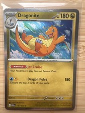 Pokémon Dragonite 149/165 (Cosmos Holo) SV151 Foil Rare 180 HP English 2023 picture