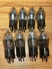 Vintage RCA Cunningham 24A Vacuum Tubes Lot of 8 - Untested 1930s ST Type 24-A picture