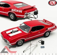 ACME A1805631 1:18 1970 OLDSMOBILE 442 W-30 W-MACHINE DRAG OUTLAWS picture