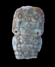 Pre-Columbian Mayan Jade  Pendant / Plaque picture