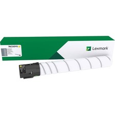 Original Lexmark 76C00Y0 Yellow Toner. New Sealed Box, We Ship Fast picture