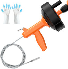 Desatascador de Tuberías 25 ft con Taladro Flexible para Cocina Baño, Nuevo picture