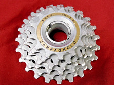 Vintage 1980's Campagnolo 6 Speed Alloy Freewheel 13-23 English Thread 1.37
