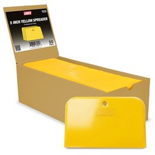 LAUCO Auto Body Filler Yellow Spreaders (Pack of 50) - Size 5