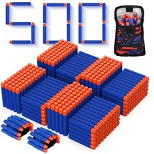 Tudaymol Nerf Bullets 500 Official Dart for N-Elite 7.2 x 1.2 cm, Blue picture