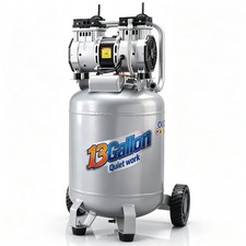 VEVOR 13 Gallon Air Compressor 2HP 4.6SCFM@90PSI Oil Free Air Compressor 125PSI picture