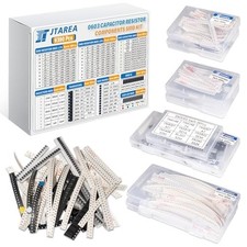 6390pcs 0603 SMD Electronic Component Kit 1% 5% Resistor Capacitor Diode Tran picture