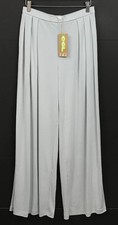New OGL Soft Draped Stretch Sandwashed Pleated Wide Leg Palazzo Pants Size M picture
