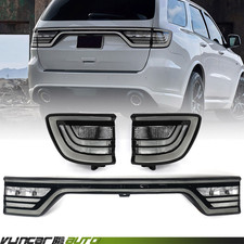 3PCS Tail Lights For Dodge Durango 2014-2022 W/Camera Hole Smoked Liftgate Lamp picture