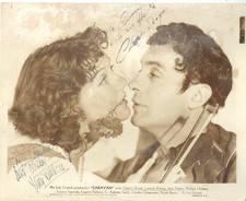 ACTORS CHARLES BOYER & JEAN PARKER, SIGNED STUDIO PHOTO picture