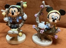 RARE SIGNED & DATED GOEBEL HUMMEL DISNEY-APPLE TREE- MICKEY & MINNIE picture