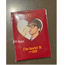 GDRAGON G-DRAGON GD McDonald's PEACEMINUSONE Photo Card SET + Track picture