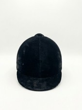 Vintage Troxel Grand Prix Equestrian English Riding Helmet Black Velvet Sz Small picture