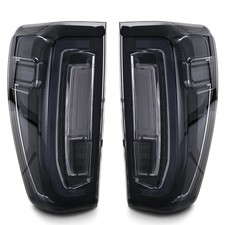 LED Smoked Tail Lights For 2019-2024 GMC Sierra 1500/2500 W/Sequential Signal *2 picture