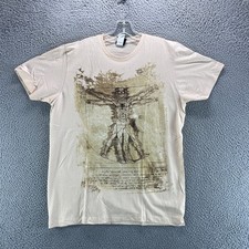 Vintage Spider-Man Shirt Mens Large Da Vinci Vitruvian Marvel 2000 Y2K 90s picture