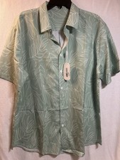 Men's Size XL Coofandy Short Sleeve Printed Casual Shirt-NWT picture