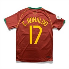 Cristiano Ronaldo CR7 Portugal 2006 World Cup Jersey | Retro Portugal Kit | Mens picture