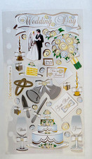 EK Success Stickopotamus WEDDING DAY Binder Stickers - 33 pcs picture