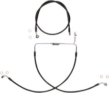 Magnum XR Black Stainless Front Brakeline Kit 25in Upper picture