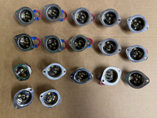 LOT OF 17 NEW HUBBELL HBL7486 MIDGET TWIST-LOCK, FLANGED INLET, 15A 125/250V AC picture