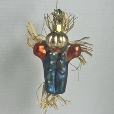 CHRISTBORN Mouth Blown Hand Painted BAVARIA GERMANY SCARECROW Ornament Halloween picture