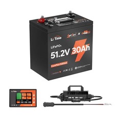 LiTime 48V 30Ah GC2 Lithium Battery with CAN/RS485 Interface For Golf Cart LOT picture