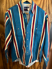 Wrangler Men’s  Brushpopper striped button down shirt picture