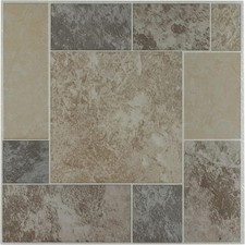 Nexus Self Adhesive 12-Inch Vinyl Floor Tiles, 20 Tiles - 12