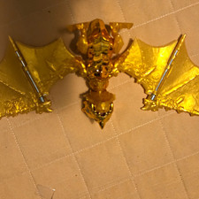 Gold Dragon Collectible Figure Fantasy Theme Large Wings Light-Up Mouth picture