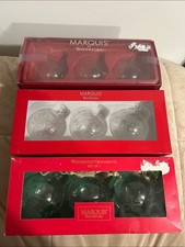 Marquis by Waterford Clear Crystal Winter Ornaments (9 ornaments) picture