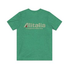 Alitalia - Italy's World Airline 1946 Vintage Men's T-Shirt picture