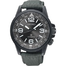 SEIKO ProspeX Land SRPC29K1 Automatic Watch Hardlex Grey Nylon Strap Compass NOS picture