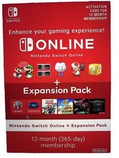 12 Months Nintendo Switch Online Membership + Expansion Pack  Eshop Key  USA picture