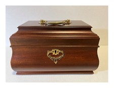 Williamsburg Restoration Vintage Colonial Williamsburg Jewelry Box 2-Tier picture