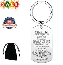to My Love Keychain Gift for Husband Wife Anniversary Valentines Day Lover Gifts picture