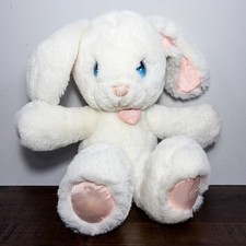 Vintage Precious Moments 1985 Applause Plush Snowball White Bunny Rabbit #4559 picture