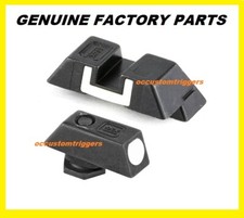 Glock OEM Fixed Steel Front Rear Sights fits 17 19 22 23 24 26 27 34 35 37 38 39 picture