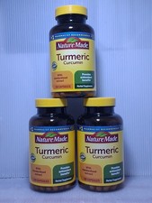 Nature Made Turmeric Curcumin 500 mg, Herbal Supplement 120 Caps, 3-PACK picture
