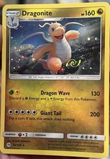 HD GALAXY SWIRL 🌀 2017 Dragonite 96/149 Sun & Moon Promo Cosmos Holo ✨🌀 picture